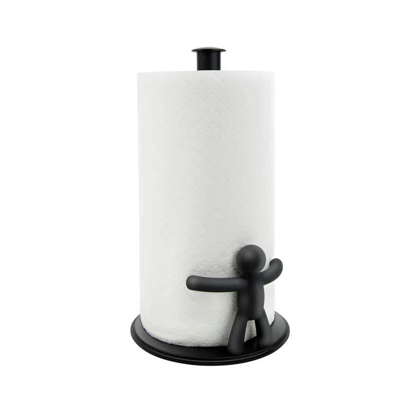 Porte-rouleau de cuisine Umbra Buddy noir