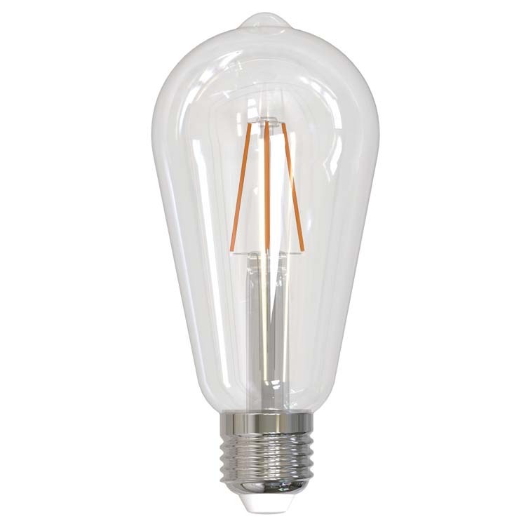 Lampe led filament edison clair 470 lumes 4W 4000K ensemble 3 pièces