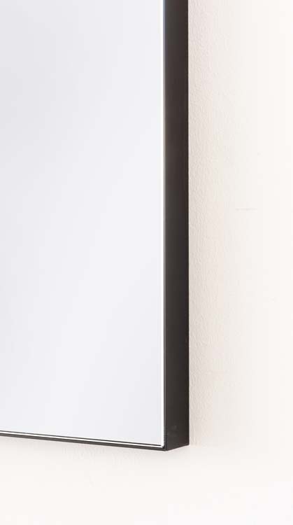 Badkamermeubel Puro Mat zwart 800mm wastafel glanzend