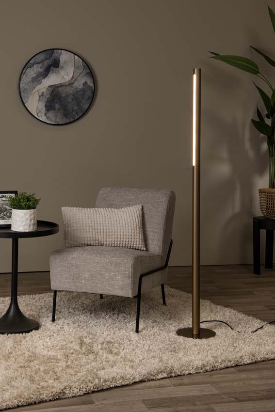 GRIFFITH - Lampadaire - Ø 21 cm - LED Dim. - 1x18W 2700K/4000K - Bronze