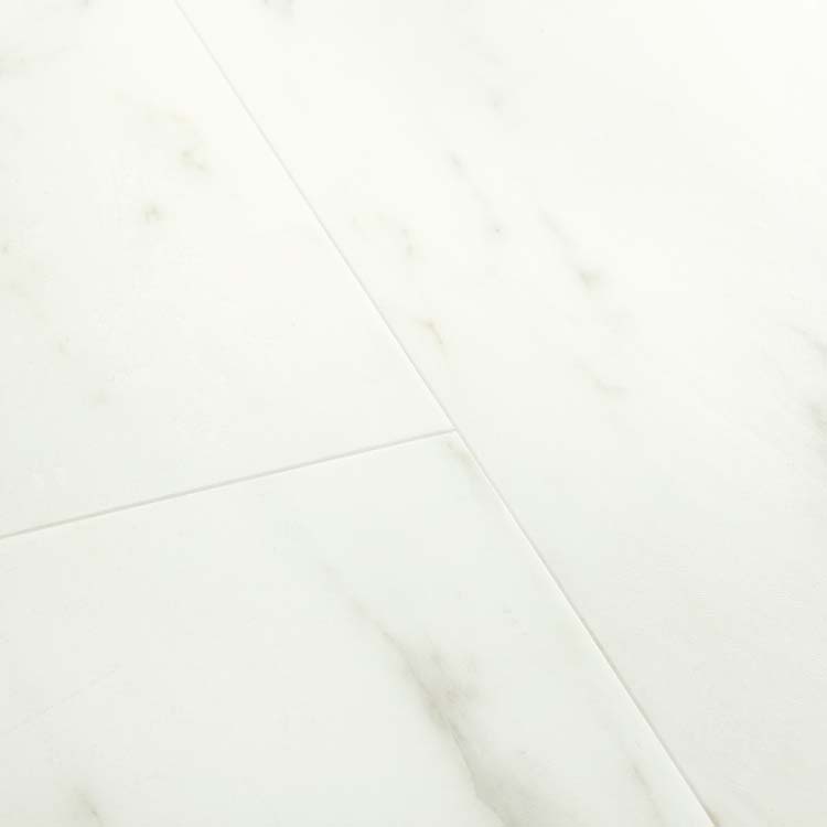 Vinyl Quick-step alpha vinyl tiles 4mm wit carrara-marmer