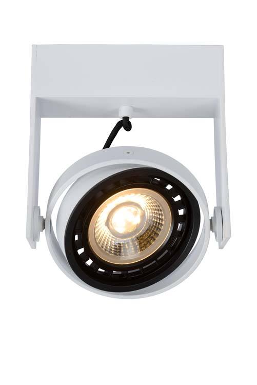 Spot plafond - LED Dim to warm - GU10 - 1x12W 3000K/2200K - Blanc