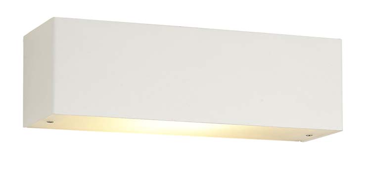 Applique Led Fluo Satin blanc 10W dimmable