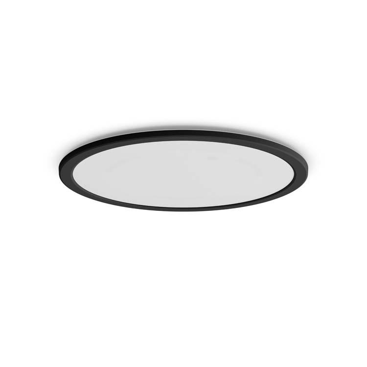 Plafonnier badkamer superslim 15W Zwart