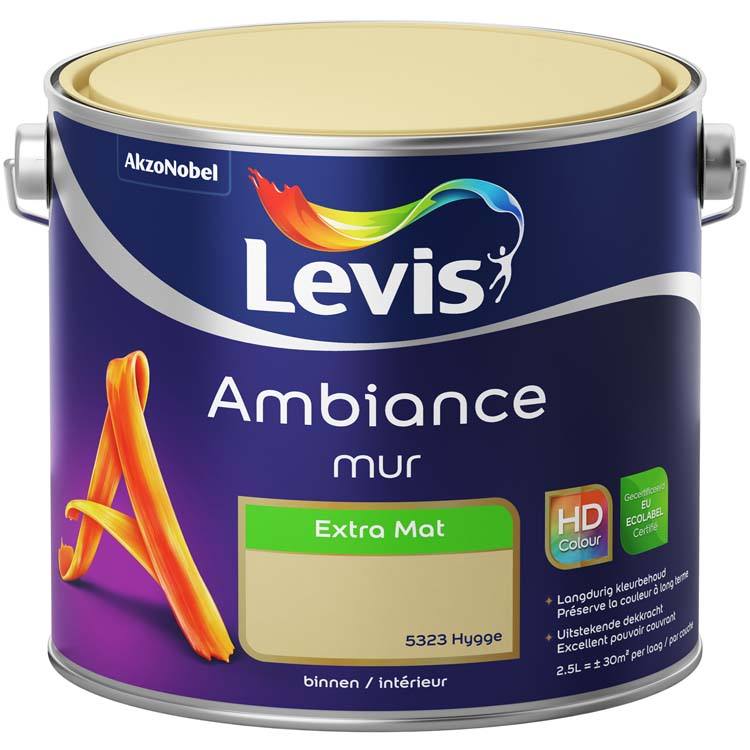 Levis muurverf Ambiance mur extra mat 2.5l hygge