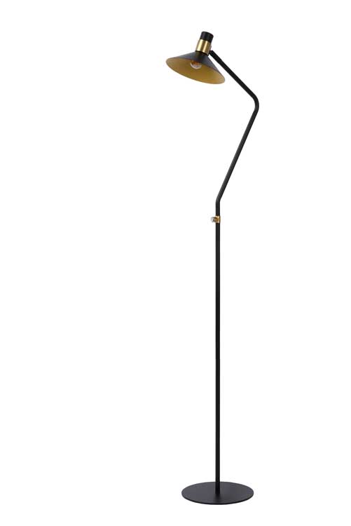 Lucide PEPIJN - Lampadaire - Ø 20 cm - E14 - 3 StepDim - Noir