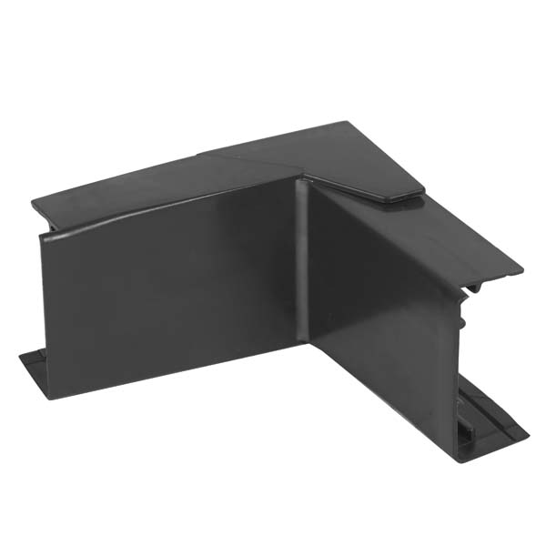 Cache-câble angle intérieur/extérieur variable DLP noir 32 x 12,5 mm