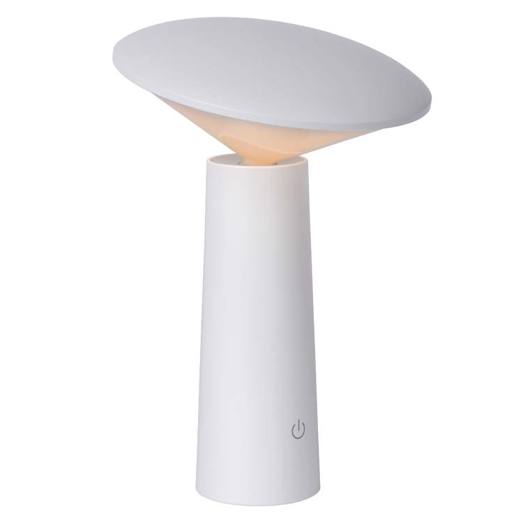 Tafellamp Buiten - Ø 13,7 cm - LED Dimb. - 1x4W 6500K - IP44 - Wit