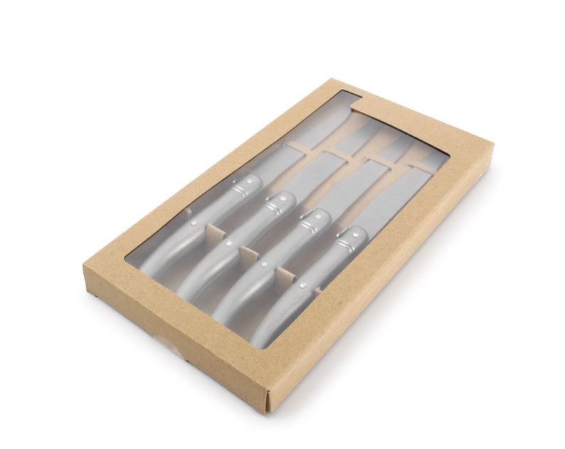 Couteaux à steak inox set de 4 pièces