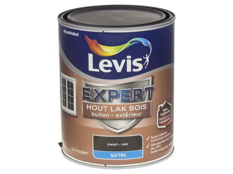 Levis Expert laque extérieur satin 1l noir