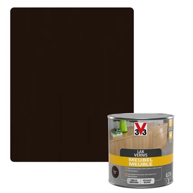 V33 vernis meuble déco wengé mat 0,25l