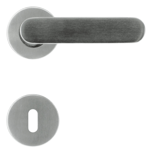 Poignée de porte inox plus Novara 12cm