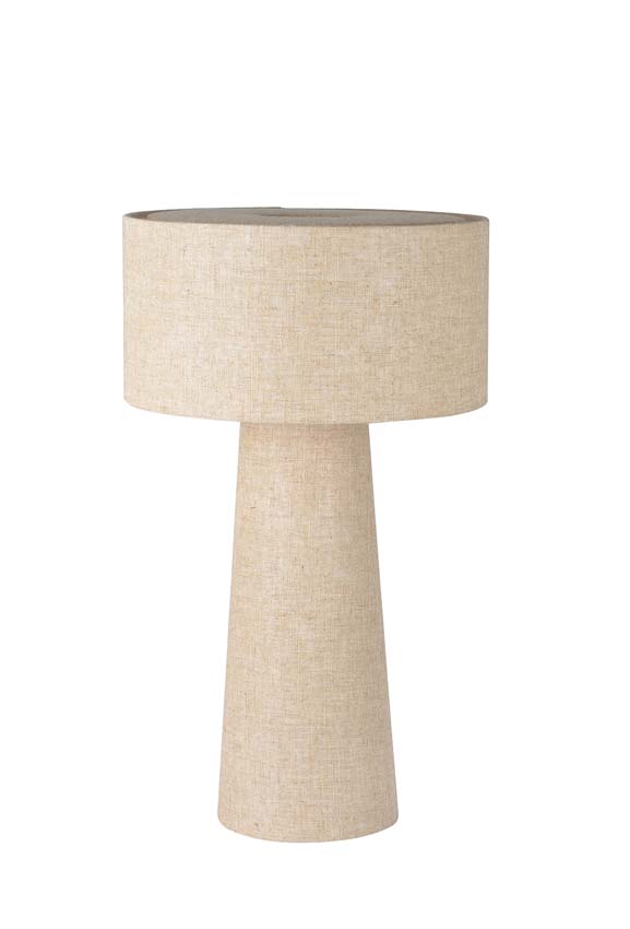 LEEROY - Lampe de table - Ø 30 cm - 1xE27 - Taupe