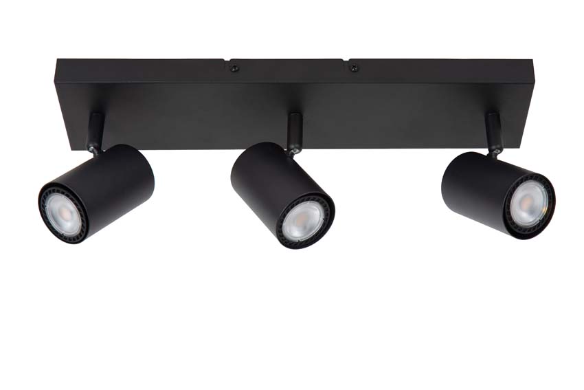 Lucide AMIGO - Spot plafond - 3xGU10 - Noir