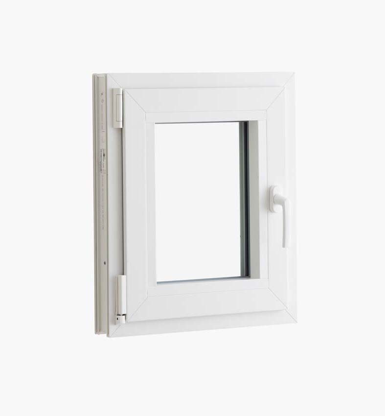 1-VAN Châssis oscillo-battant pvc Elegant blanc/bl B700xH800 mm G