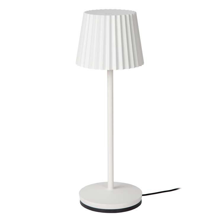 JUSTINE - Lampe de table Extérieur - LED Dim. - 1x2W 2700K - IP54 - 3 StepDim - Blanc