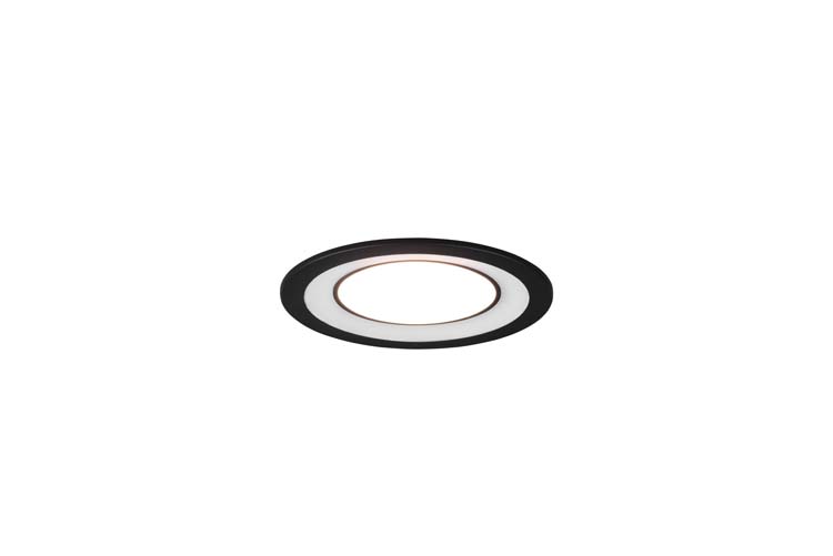 Inbouwspot LED zwart diam15cm 10W 1060LM 3000K