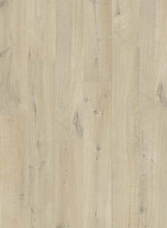 Vinyle Quick-step bloom medium planks 6mm chêne coton beige beige