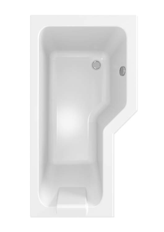 Bain d'angle Alara 170x90cm droite avec tablier et pare-bain