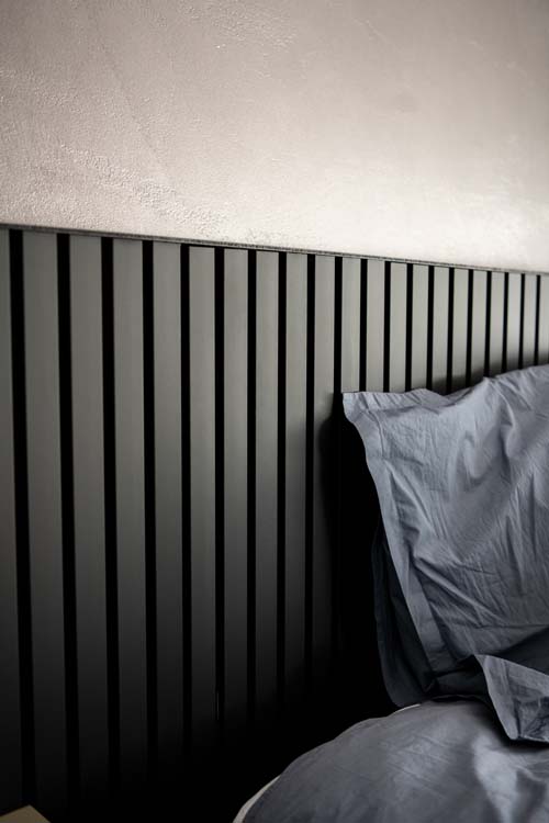 Decoratief wandpaneel Line Up 20x300x2770 zwart-zwart