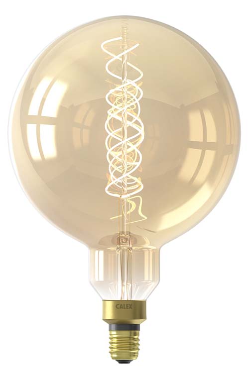 Led lamp Globe Gold E27 Ø 20 cm 200 lumen 2100K
