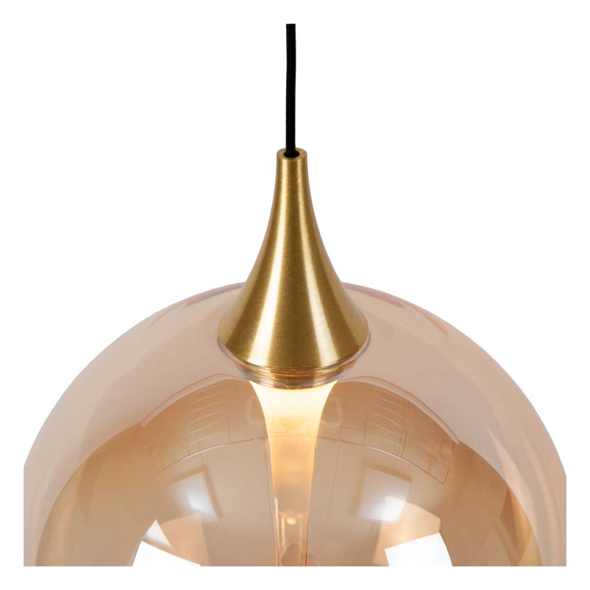 GISELA - Suspension - Ø 16 cm - LED - 1x5W 2700K - Ambre