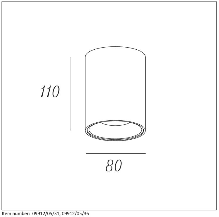 Lucide BENTOO-LED - Plafondspot - Ø 8 cm - LED Dimb. - GU10 - 1x5W 3000K - Wit