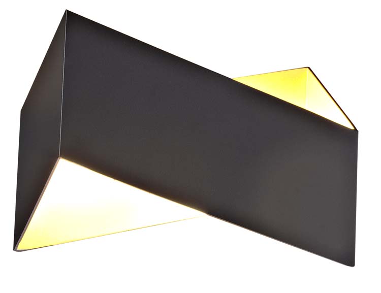 Wandlamp Zwart/Goud 2xG9  MAX 40W IP20