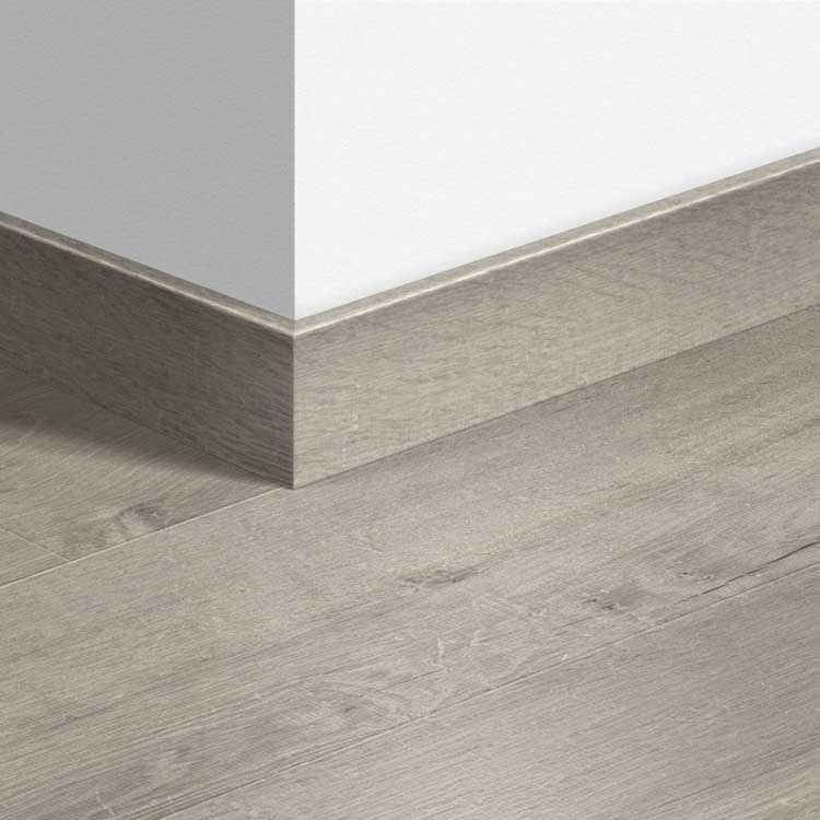 Plinthe parquet Quick-Step 14 x 77 x 2400 mm Chêne tendre gris