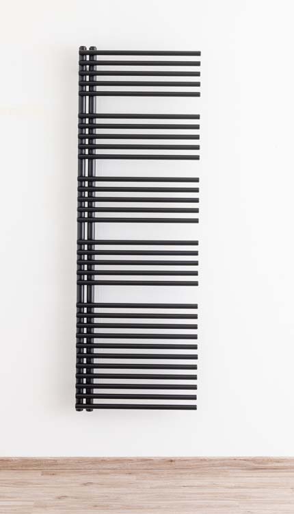 Elektrische radiator Dexter zwart 180x60cm 970 watt - zwart element