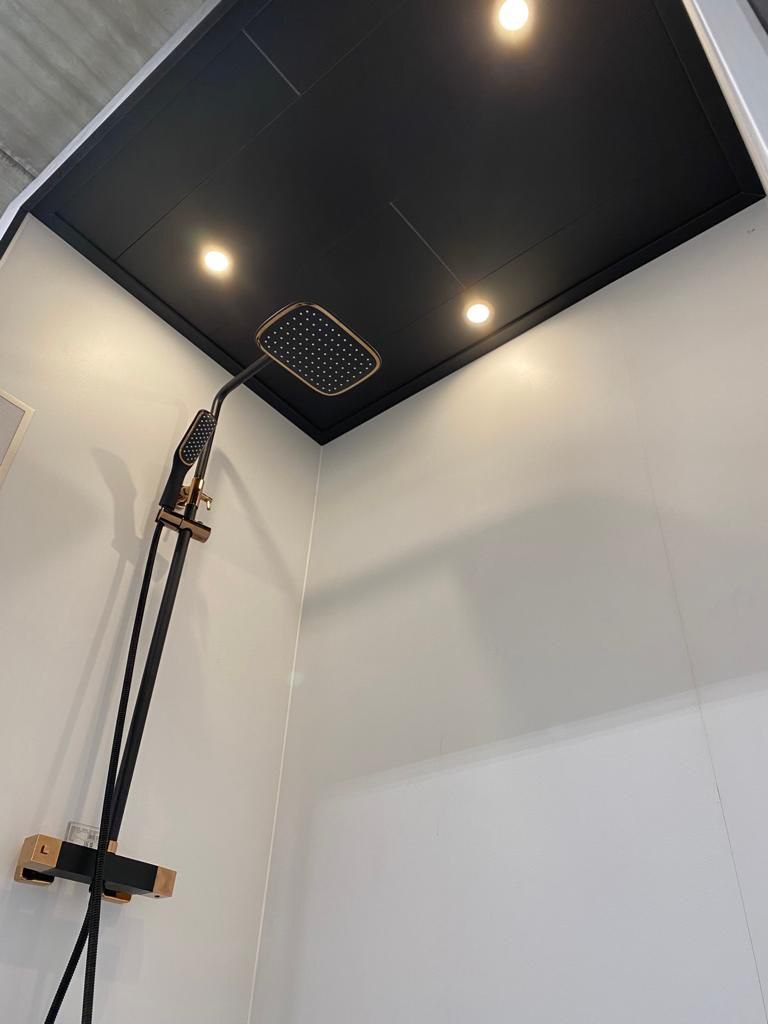 Plafondpaneel MDF 12x290x1290mm professioneel matt black