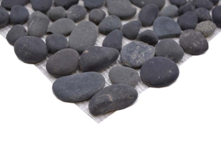 Mozaïek pebble sliced grey 31,5 x 31,5 cm