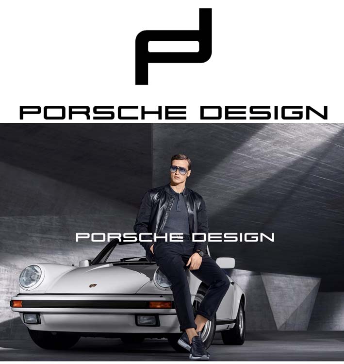 Zonnebril Porsche design grijs