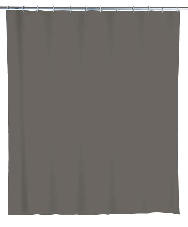 Douchegordijn Wenko grijs 180 x 200 cm