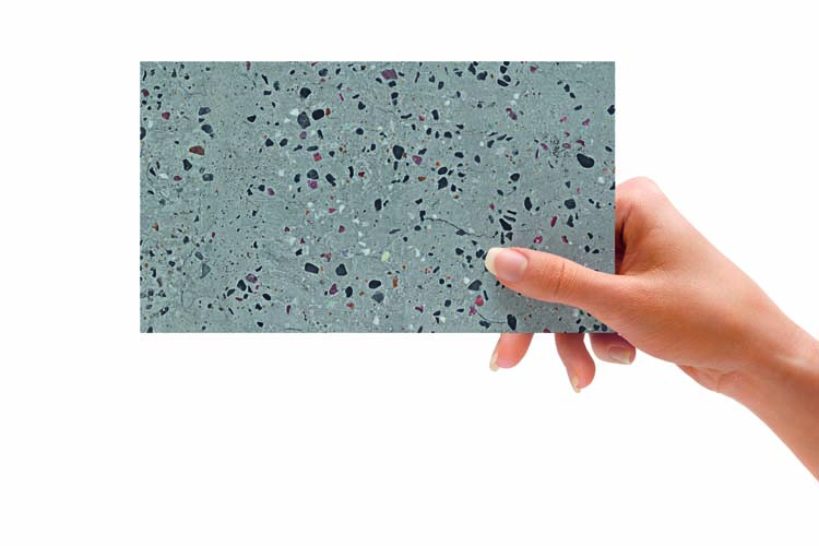 Échantillon Dumawall terrazzo dark grey