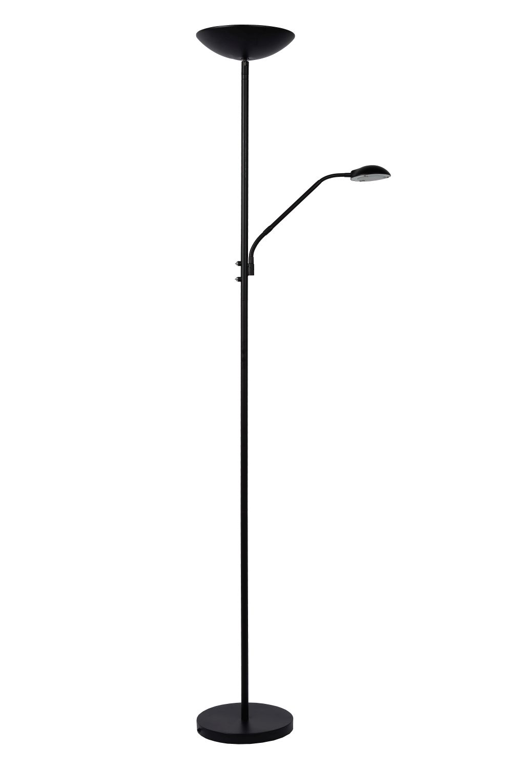 Lucide ZENITH - Lampe de lecture - Ø 25,4 cm - LED Dim. - 3000K - Noir