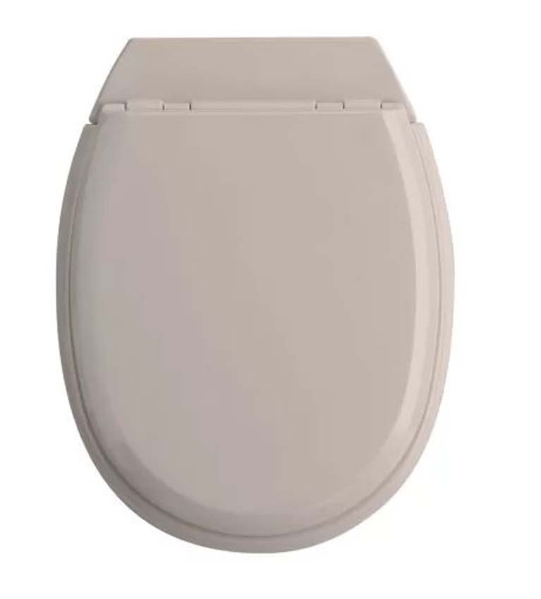 Wc-bril Atlas taupe softclose