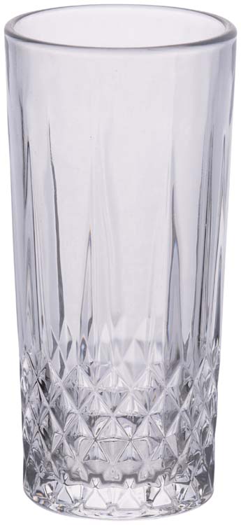 Glas Vintage longdrink helder 30 cl - fijne print