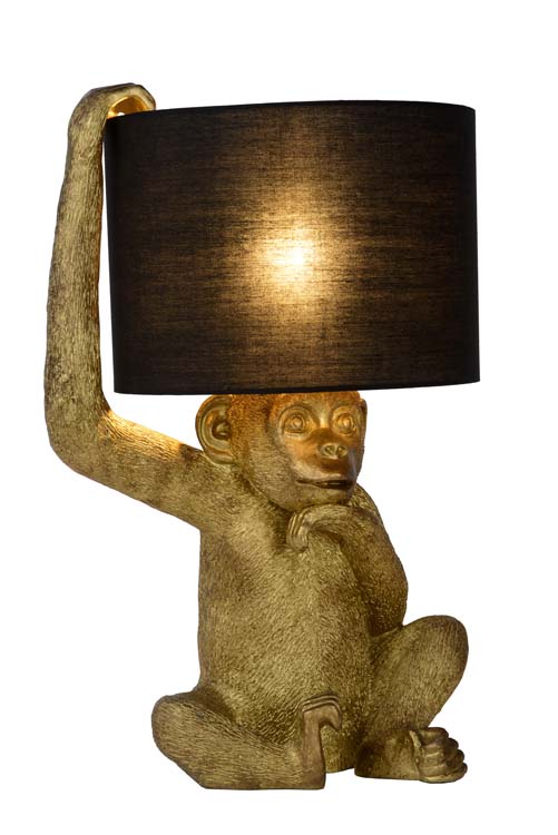 CHIMP Lampe de Table E14/40W H45cm Noir / Or