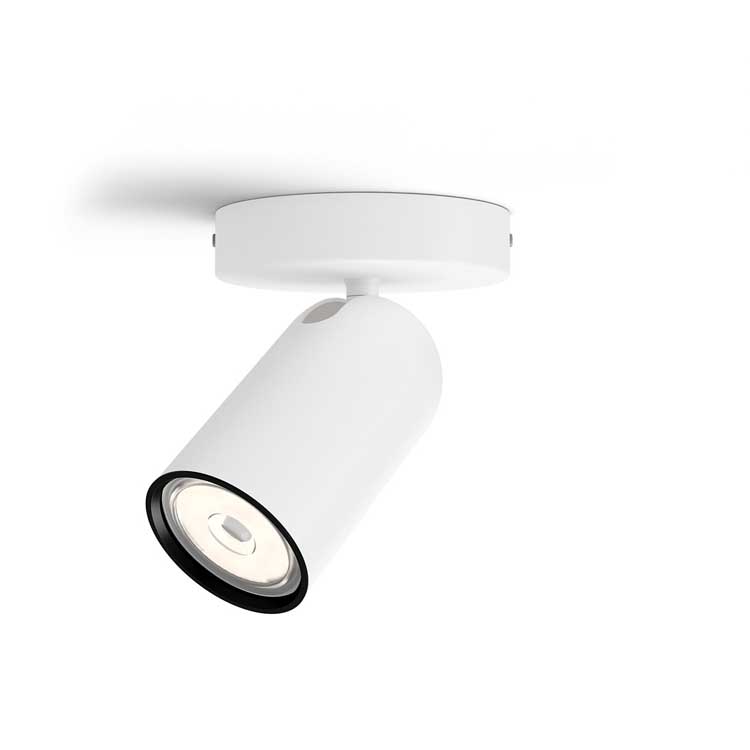 Spot de plafond - GU10 - Blanc - Lampe excl.