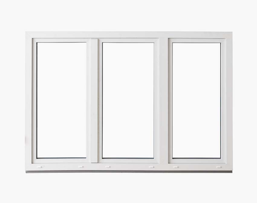 3-VAN Châssis oscillo-battante+fixe pvc Elegant blanc B2100xH1400 mm