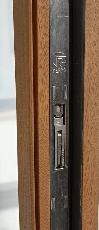 Fenêtre battant bois Meranti Trae 2 vantaux 55mm naturel sur mesure