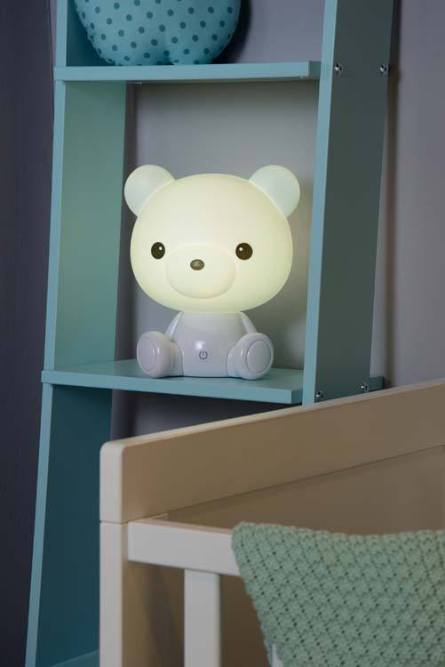 Lampe de table Chambres d'enfant ours - LED Dimmable - Blanc