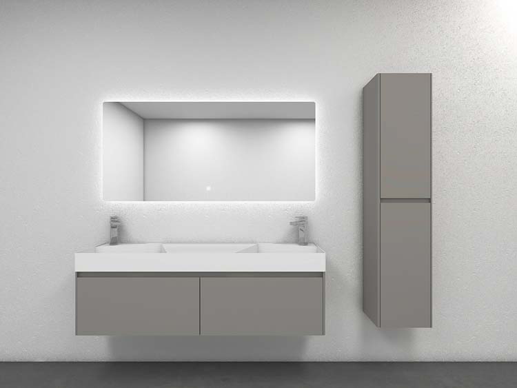 Meuble salle de bain Willian 1500mm gris lav bri