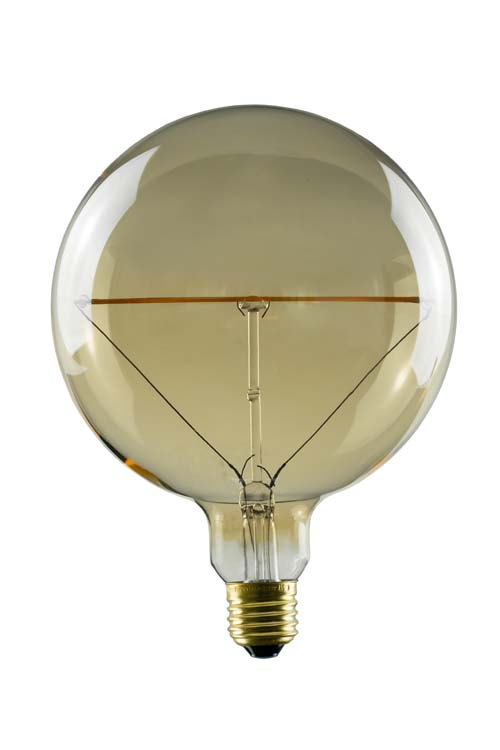 Led lamp Globe 150mm - goud - 5W - E27 - 2200K