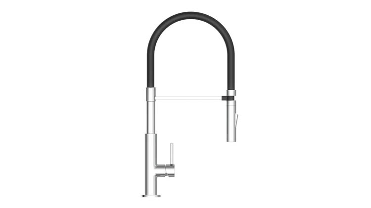 Robinet de cuisine Sven chrome/noir