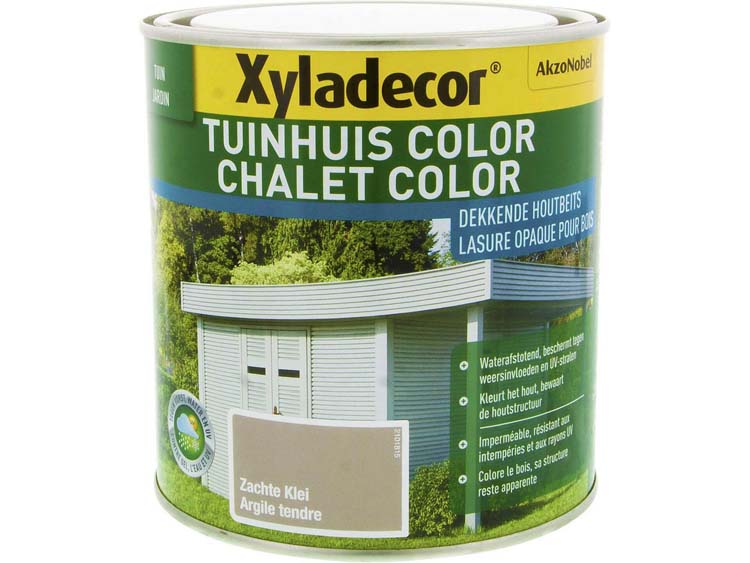 Xyladecor Color lasure bois chalet 1l argile tendre