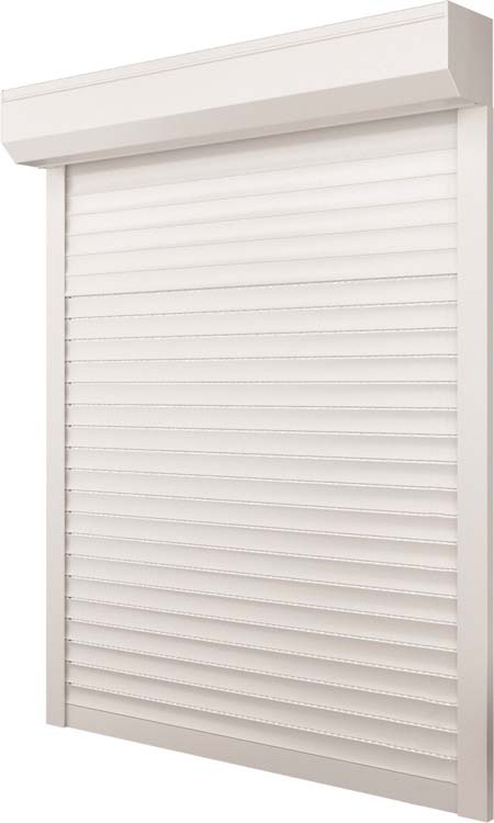 Volet roulant Flore blanc alu filaire B 1200 x H 1600 mm recoupable