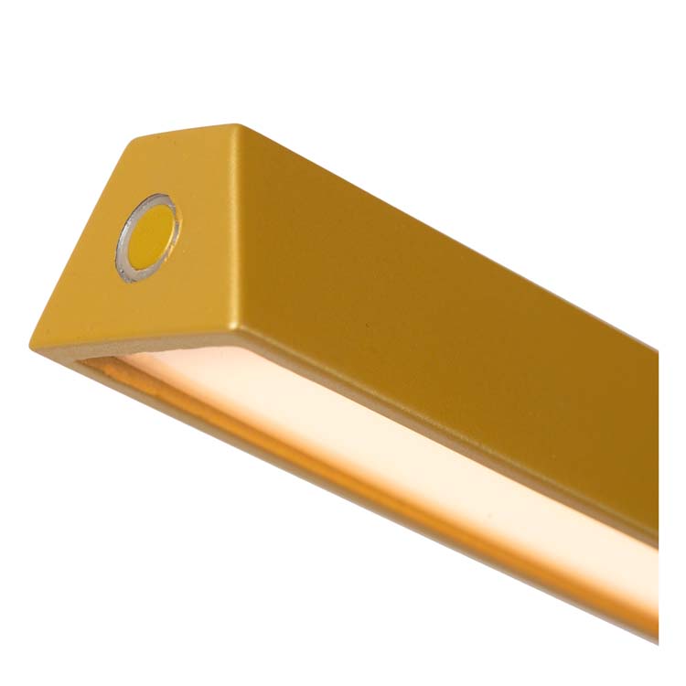 Lucide LAVALE - Leeslamp - LED Dimb. - 1x3W 2700K - Okergeel