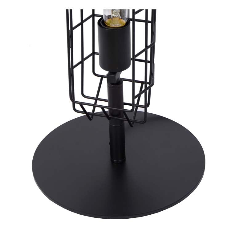 LATTICE Lampadaire E27/40W Noir